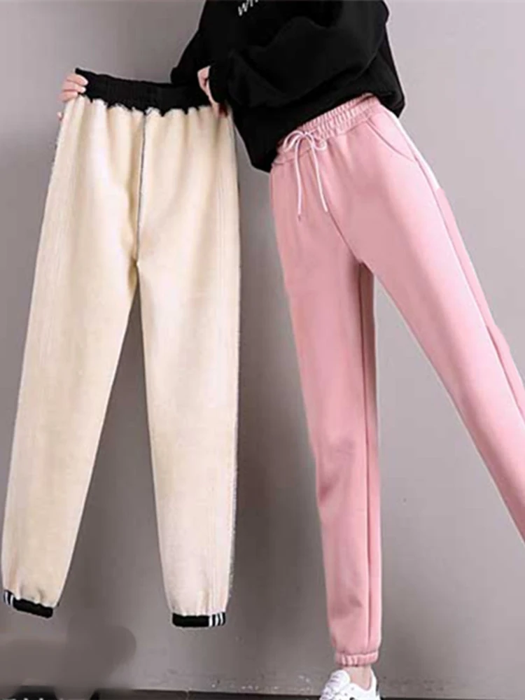Women Winter Warm Leggings Thick Trousers Warm Fleece Plus Size Long Thicken Pants Fashion Casual Soild Color Leggings - Image 12