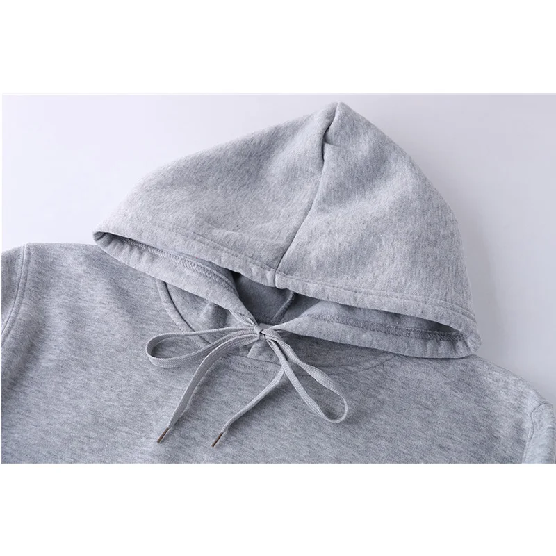 Autumn plush women's hoodie winter fashion hoodie women's casual pocket pullover sports hoodie - Image 6